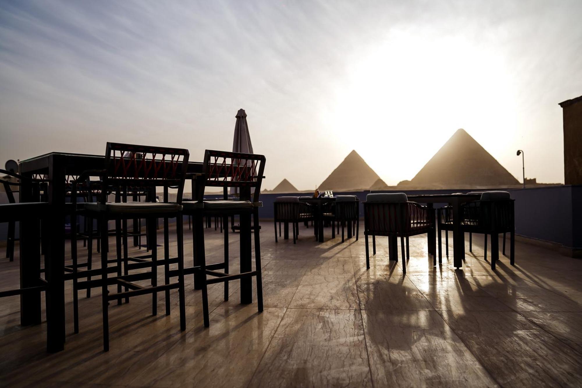 Pyramids Hotel Kafret el-Gabal Exteriér fotografie