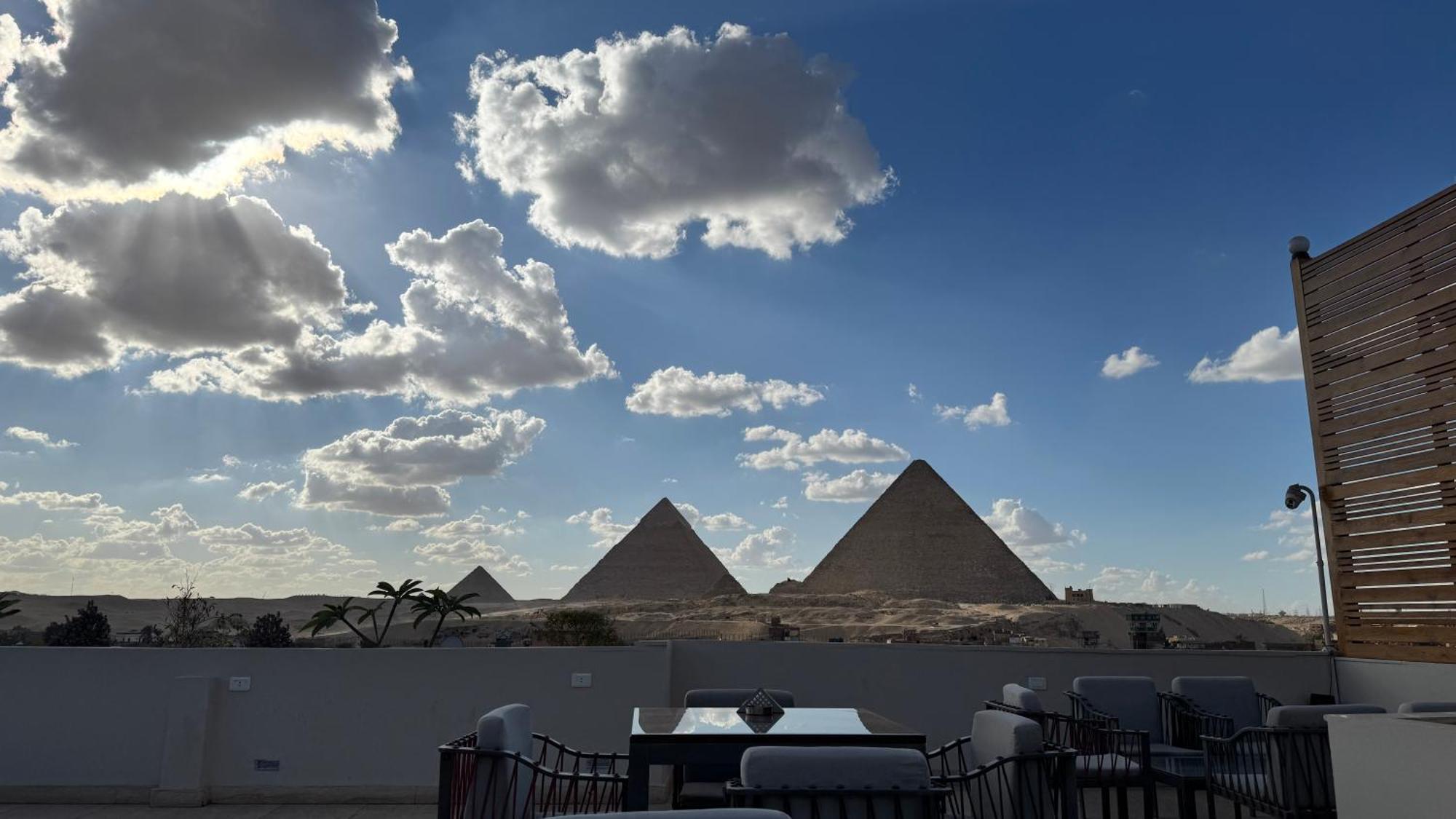 Pyramids Hotel Kafret el-Gabal Exteriér fotografie